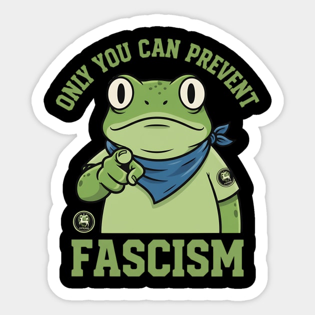 Portland Frog Sticker by ArtistTee ⭐⭐⭐⭐⭐